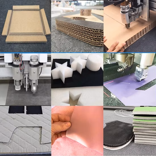 Jinan Automatic CNC Leather Cloth Knife Cutting Machine Cutter Prepreg Cutting Machine Ultrasonic Fabric Cutter Textile Machinery