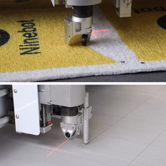 Jinan Automatic CNC Leather Cloth Knife Cutting Machine Cutter Prepreg Cutting Machine Ultrasonic Fabric Cutter Textile Machinery
