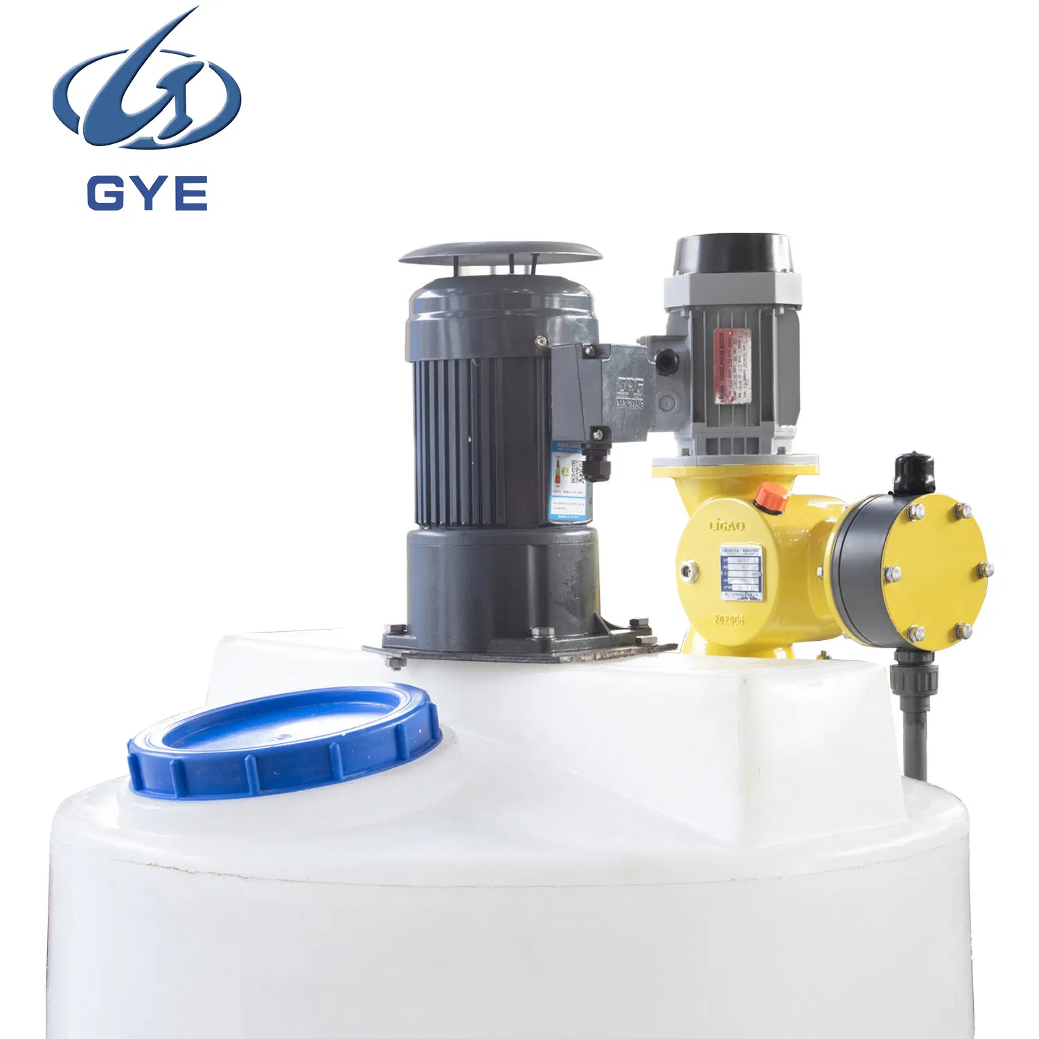 Equipo de tratamiento de agua que dosifica el tanque de PE para la reacción del cuerpo de niebla en el sistema de tratamiento de agua